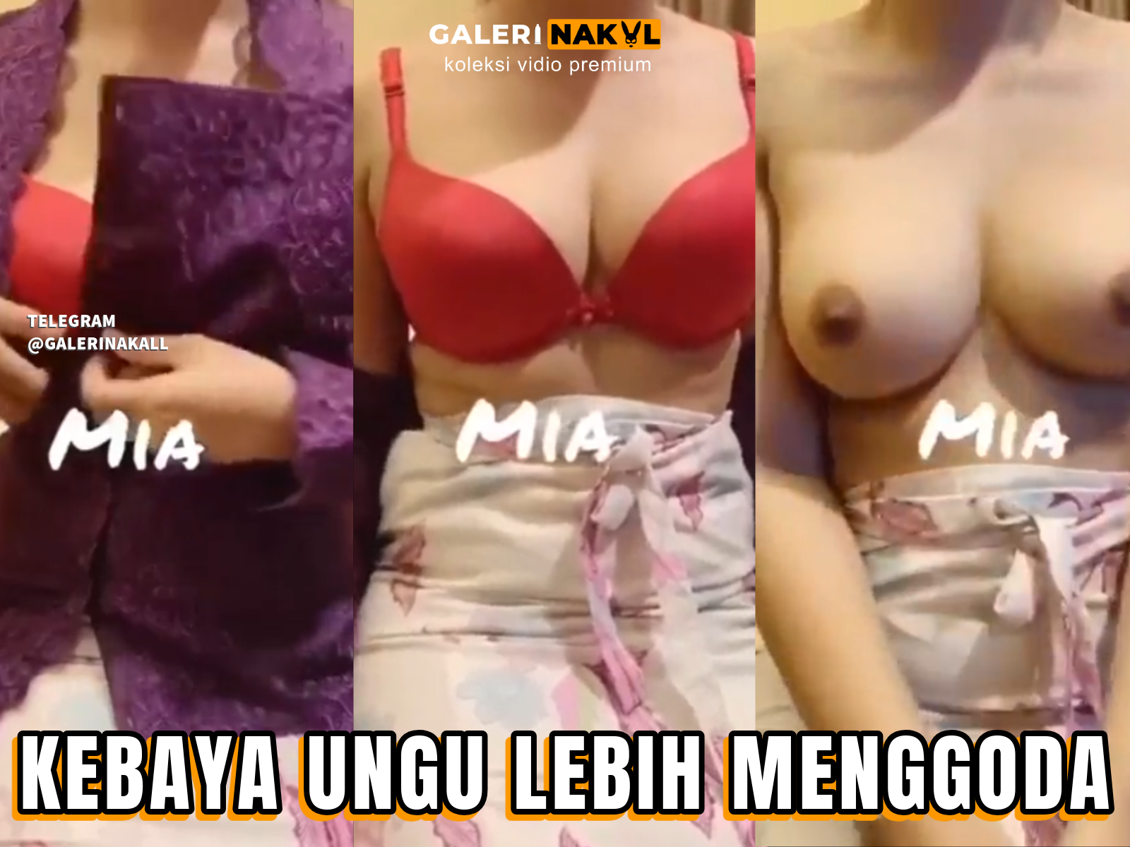 KEBAYA UNGU LEBIH MENGGODA